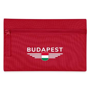 Budapest T-Shirt für Ungarn-Fans - Federtasche - Rot - Vorne