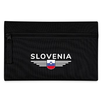 Stylish Slovenia design - Pencil Case - black - Front