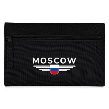 Moskau T-Shirt – Metropole der Eleganz - Federtasche - Schwarz - Vorne