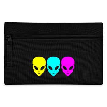 Rave Raver Techno music Techno bass Mischpult - Federtasche - Schwarz - Vorne