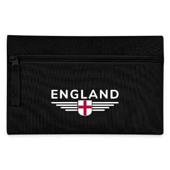 England Fan T-Shirt Design - Pencil Case - black - Front
