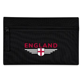 England Fan T-Shirt Design - Pencil Case - black - Front