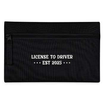 New Driver 2025 Teen Boys Male Driver License - Trousse - noir - Devant
