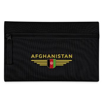 Afghanistan Design – Pride and Culture - Pencil Case - black - Front
