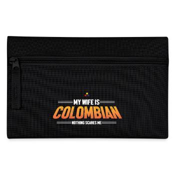 Kolumbien - Federtasche - Schwarz - Vorne