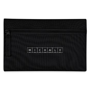 Michalle Nom Prénom Chimie Tableau périodique - Trousse - noir - Devant