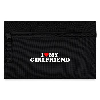 I LOVE MY GIRLFRIEND Valentinstag Geschenk Liebe - Federtasche - Schwarz - Vorne