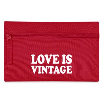 Love is vintage - Pencil Case - red - Front