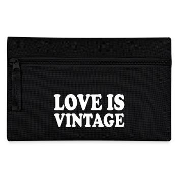Love is vintage - Pencil Case - black - Front