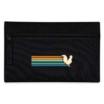 Chicken Rooster - Pencil Case - black - Front