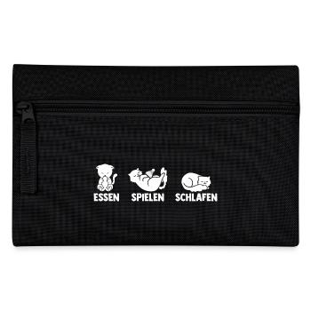 Federball Badminton - Federtasche - Schwarz - Vorne