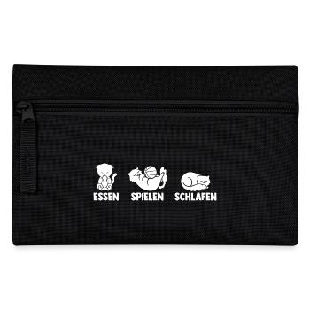Basketballspieler Basketball - Federtasche - Schwarz - Vorne
