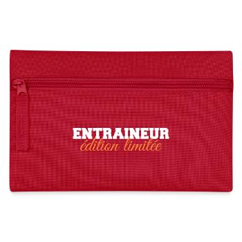 Entraineur | Foot | Coach | Basket | Tennis | Pap - Trousse - rouge - Devant