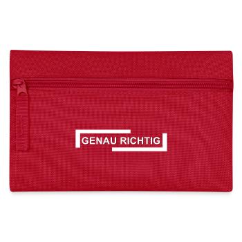 Abstract Play of Colors Motif - Pencil Case - red - Front