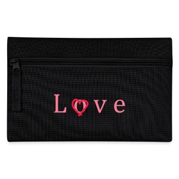 LOVE – Heart full of love - Pencil Case - black - Front