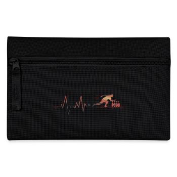 Bowling-Herzschlag - Federtasche - Schwarz - Vorne