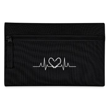 Angler Heartbeat Fishing - Pencil Case - black - Front