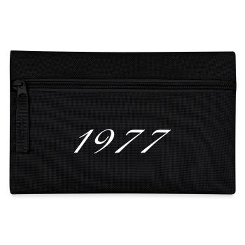1977 Birthday Gift, Original since 1977 - Pencil Case - black - Front