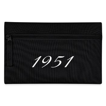 1951 Geburtstagsgeschenk, Original seit 1951 - Federtasche - Schwarz - Vorne