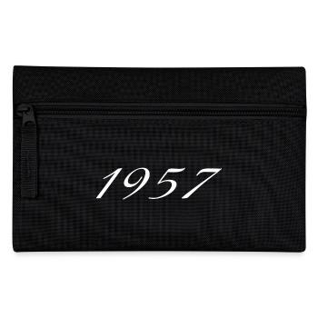 1957 Birthday Gift, Original since 1957 - Pencil Case - black - Front