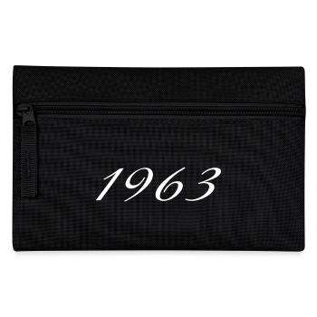 1963 Geburtstagsgeschenk, Original seit 1963 - Federtasche - Schwarz - Vorne