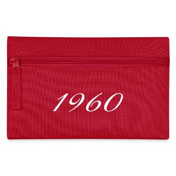 1960's Birthday Gift, Original since 1960 - Pencil Case - red - Front
