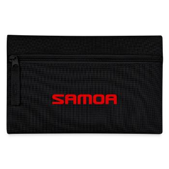 Samoa - Rugby - Südsee - Polynesien - Federtasche - Schwarz - Vorne