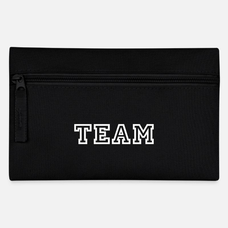 TEAM - Mannschaft - Sport - Federtasche - Schwarz
