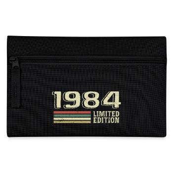 Born in 1984 Birthday 1984 Vintage 1984 - Pencil Case - black - Front