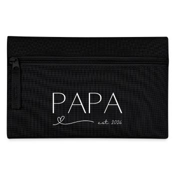 Papa est 2026 - Pencil Case - black - Front