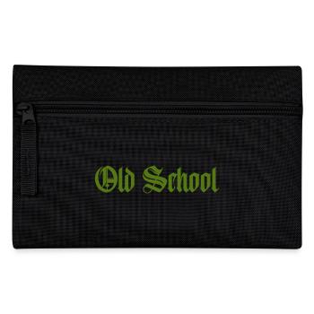 old school - Federtasche - Schwarz - Vorne