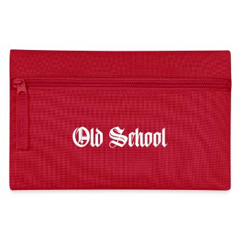 old school - Federtasche - Rot - Vorne