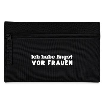 Ich habe Angst vor Frauen - Federtasche - Schwarz - Vorne