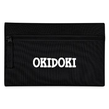 Okidoki, Funny Gift Idea Saying Design fun - Pencil Case - black - Front