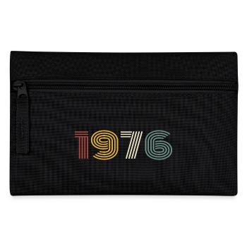 1976 Retro Style 1976 Geburtstag 1976 Vintage - Federtasche - Schwarz - Vorne