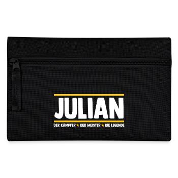 Julian - Federtasche - Schwarz - Vorne