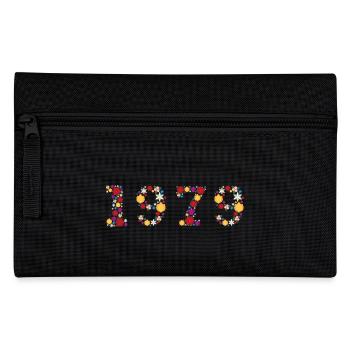 Année 1979 Fleurs - Trousse - noir - Devant