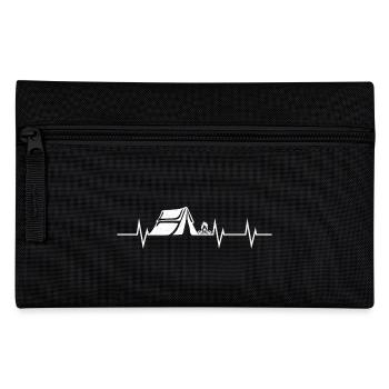 Heartbeat of Adventure – Camping Edition - Pencil Case - black - Front