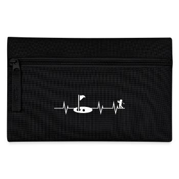 Heartbeat of a Golfer - Pencil Case - black - Front