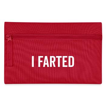 I Farted - Pencil Case - red - Front