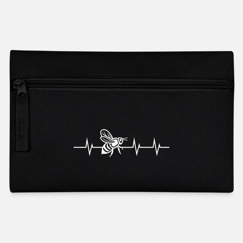 Heartbeat of a beekeeper - Federtasche - Schwarz