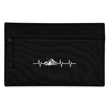 Mountain Pulse – Your heart beats for the mountains - Pencil Case - black - Front
