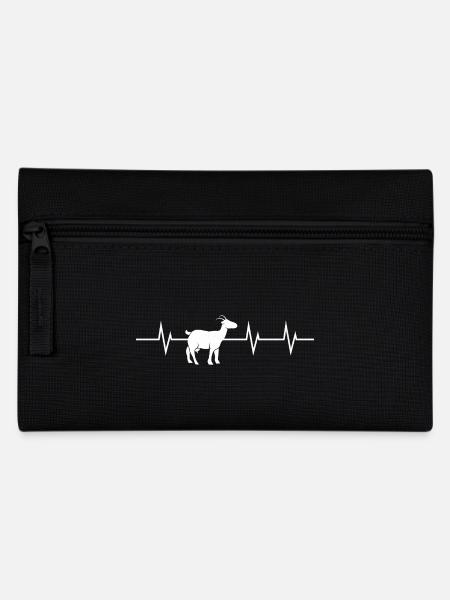 Heartbeat of a Goat - Federtasche - Schwarz