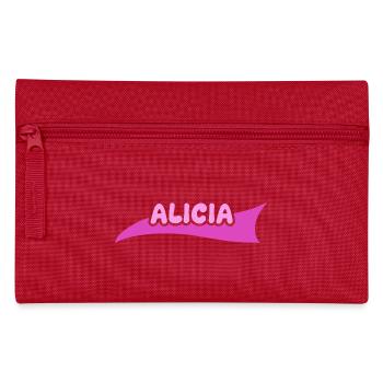 Gift for Alicia - Pencil Case - red - Front