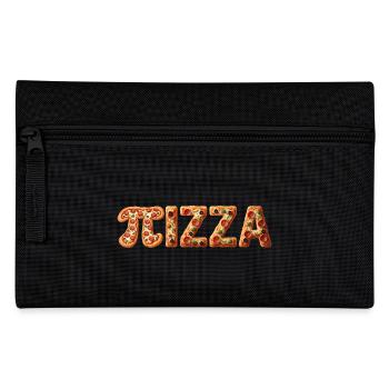 PIZZA Colorful Crust Letters - Pencil Case - black - Front
