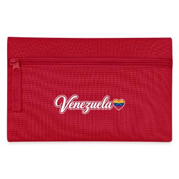 Scénario du Venezuela avec drapeau cœur amoureux - Trousse - rouge - Devant