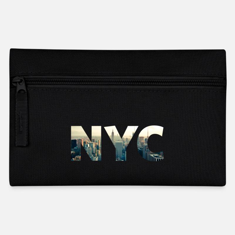 nyc New York City - Federtasche - Schwarz