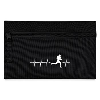 Ich liebe American Football (American Football) - Federtasche - Schwarz - Vorne