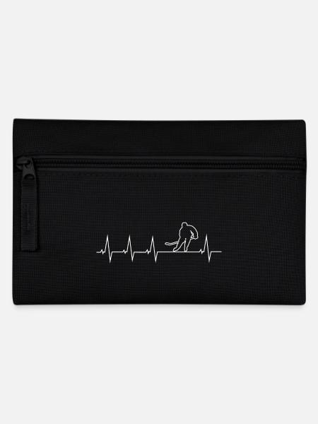 Ich liebe Eishockey - Federtasche - Schwarz