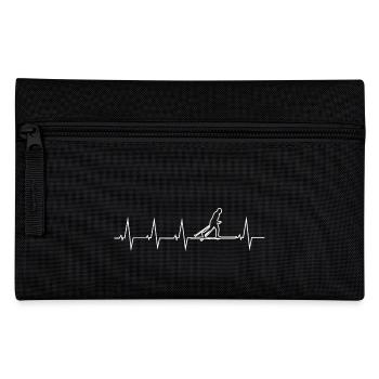 I love skiing - Pencil Case - black - Front